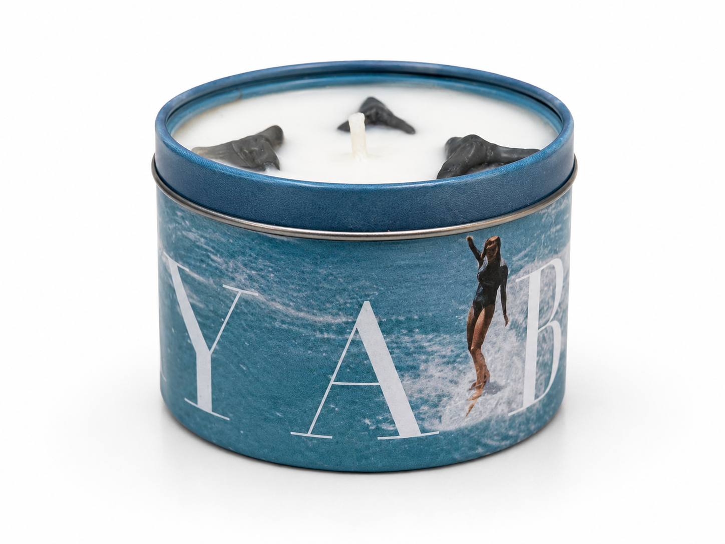 Party Wave Shark Tooth Candle 3.5oz