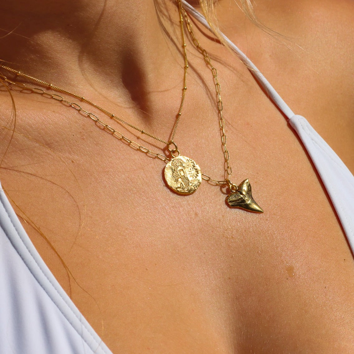 Maya the Mermaid Coin Necklace